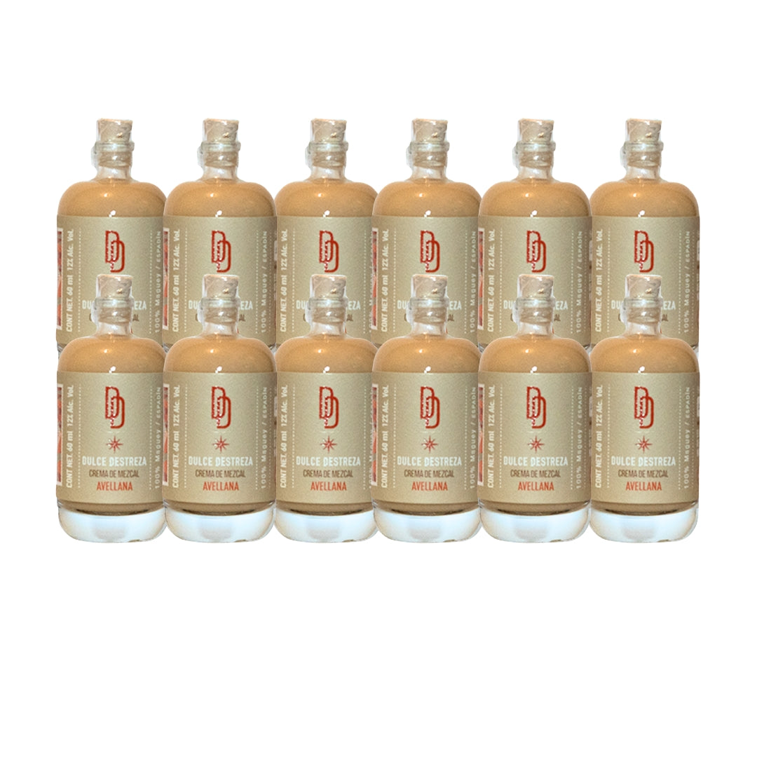 12 pack mezcal destreza avellana 60ml