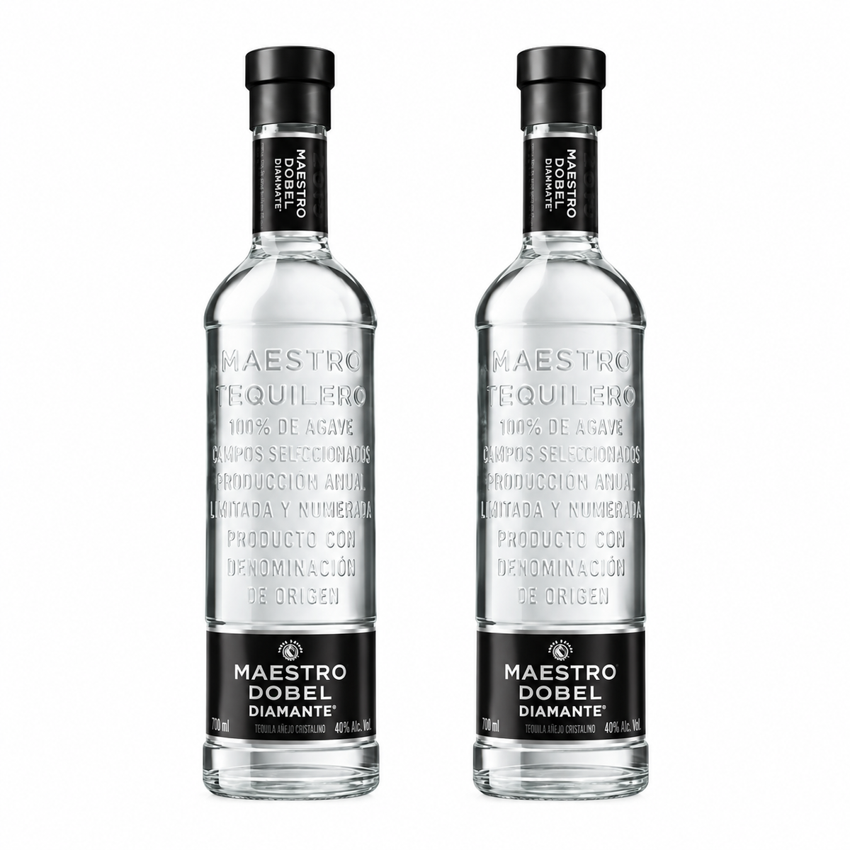 Pack de 2 Tequila Maestro Dobel Diamante 700 ml