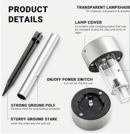 Luces solares de acero inoxidable impermeables para exteriores