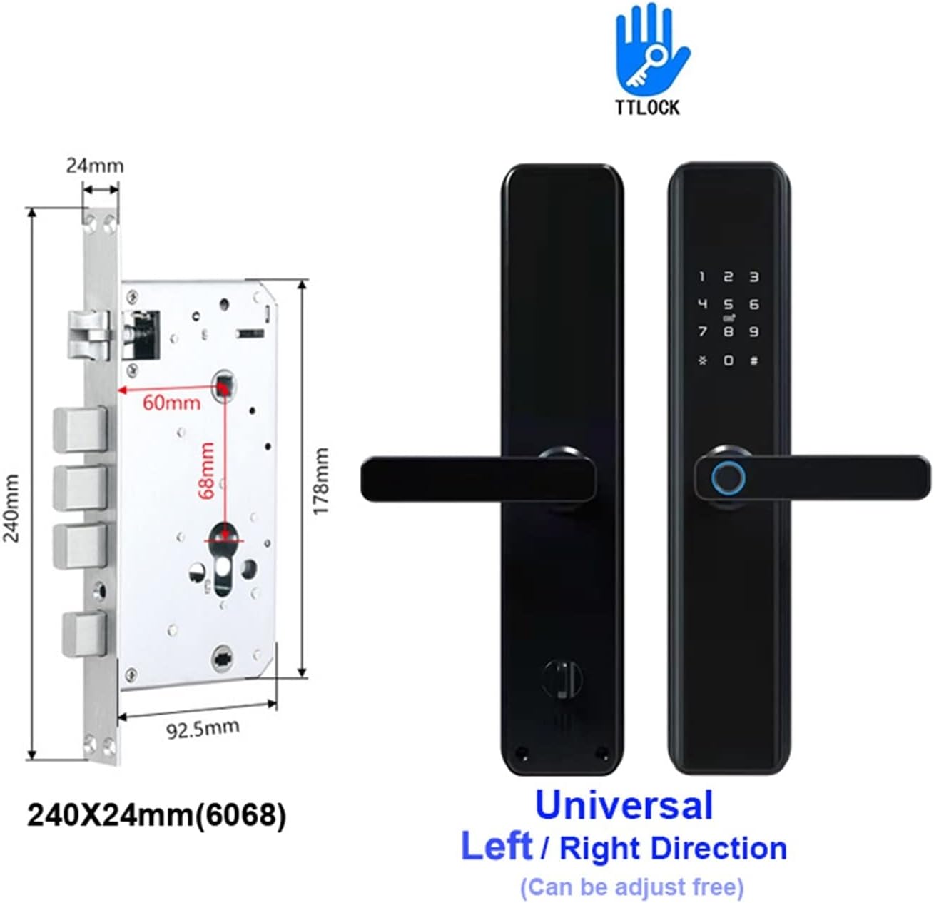 Cerradura inteligente con huella dactilar Wifi
