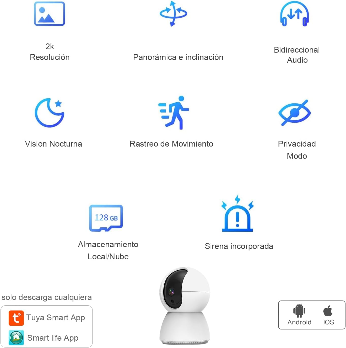 Cámara de seguridad interior