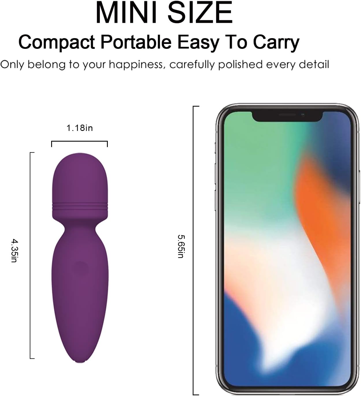 Juguete Sexual Vibrador con 10 Niveles, Carga USB.