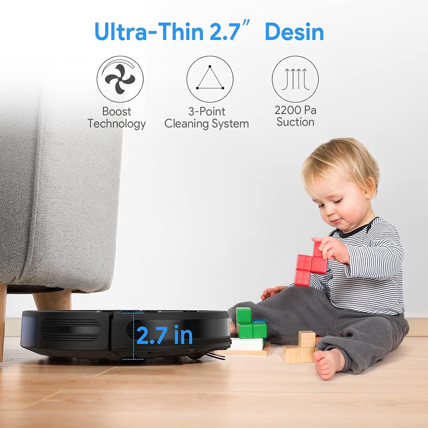 Bagotte BG800 Robot Aspirador