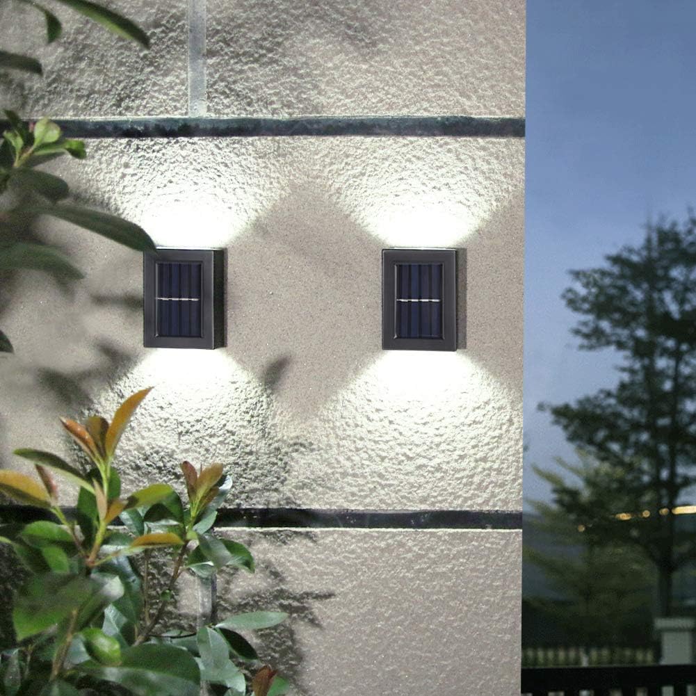 Luces LED solares para pared
