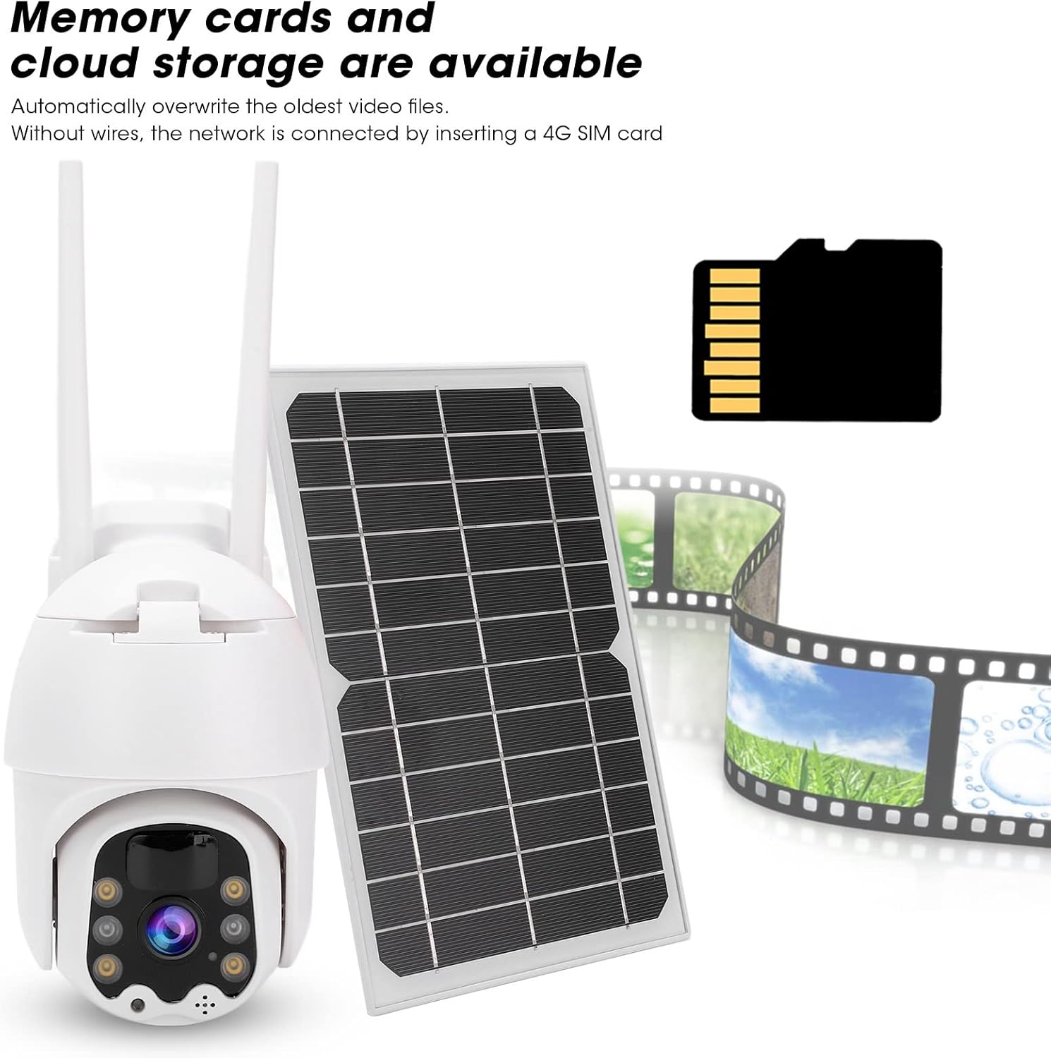 Cámara solar de vigilancia 4G/WI-FI