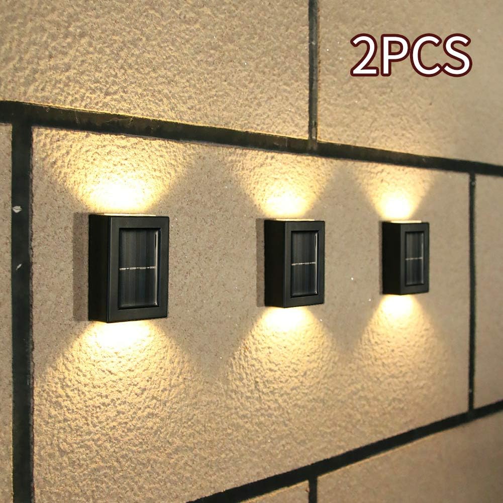 Luces LED solares para pared