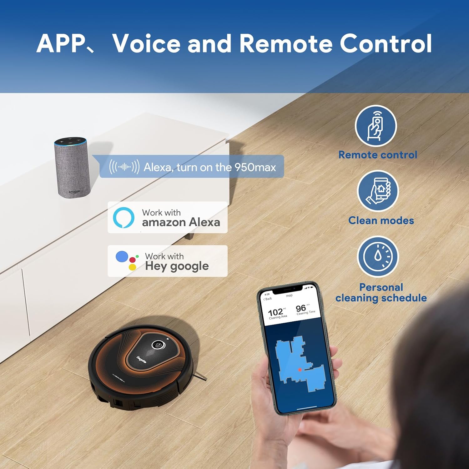 Bagotte Robot aspirador BG950 MAX