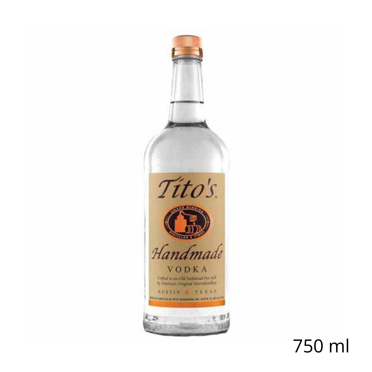Vodka Titos 750 ml