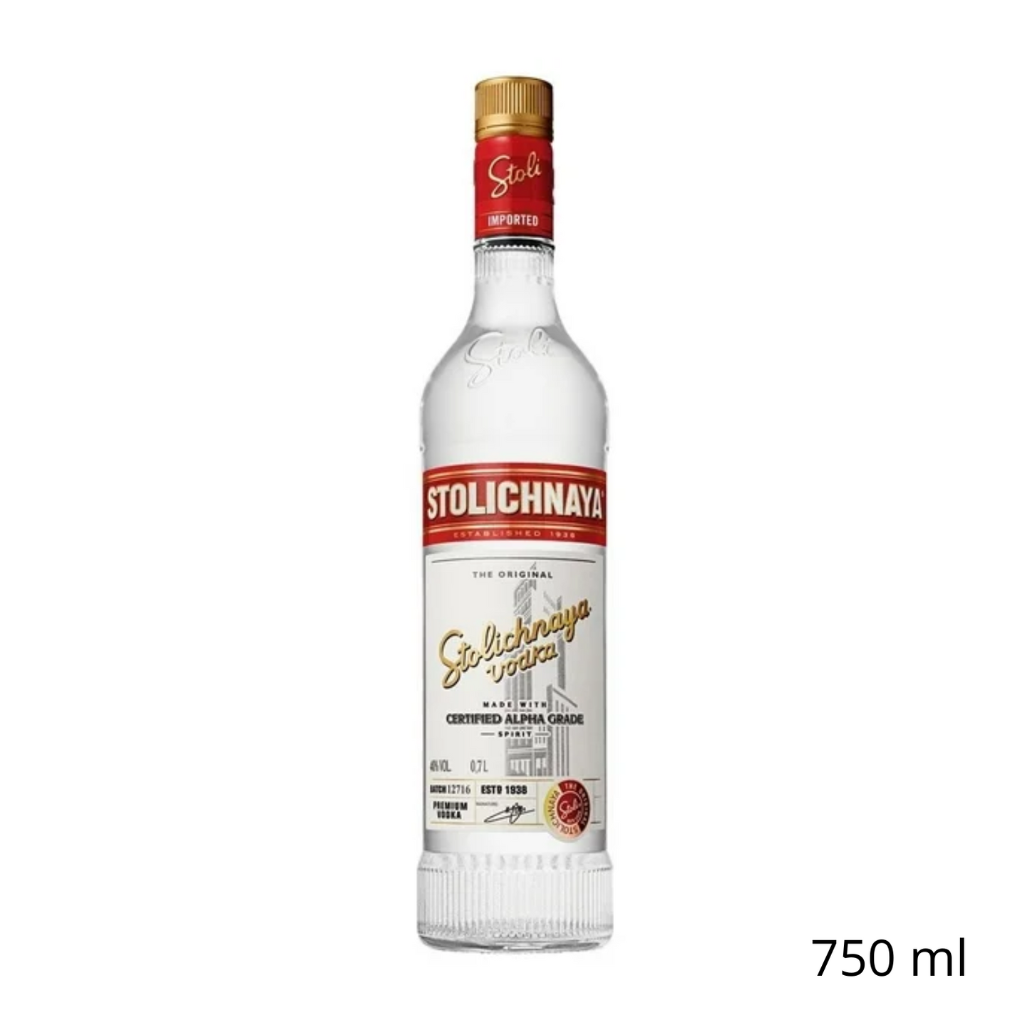 Vodka Stolichnaya 750 ml