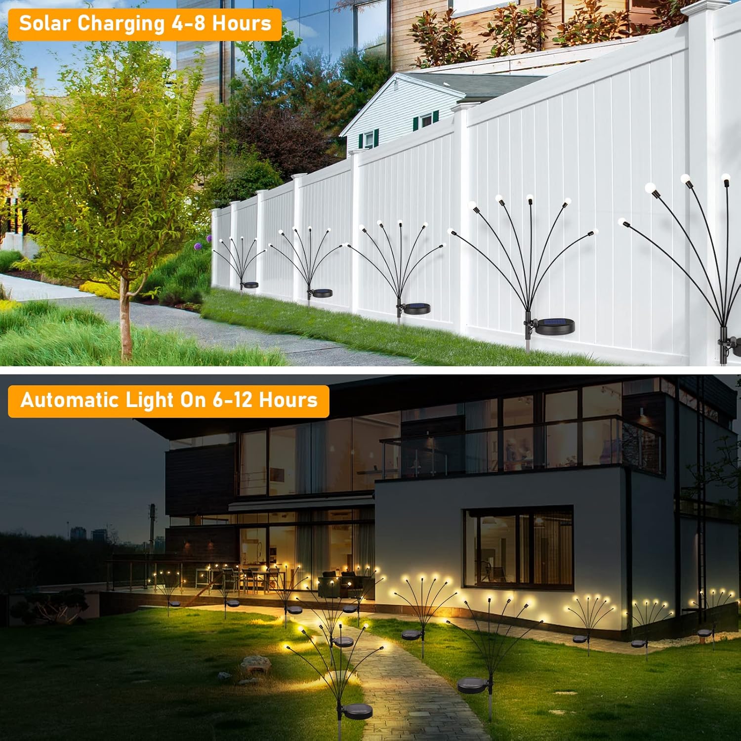 Luces solares de jardín