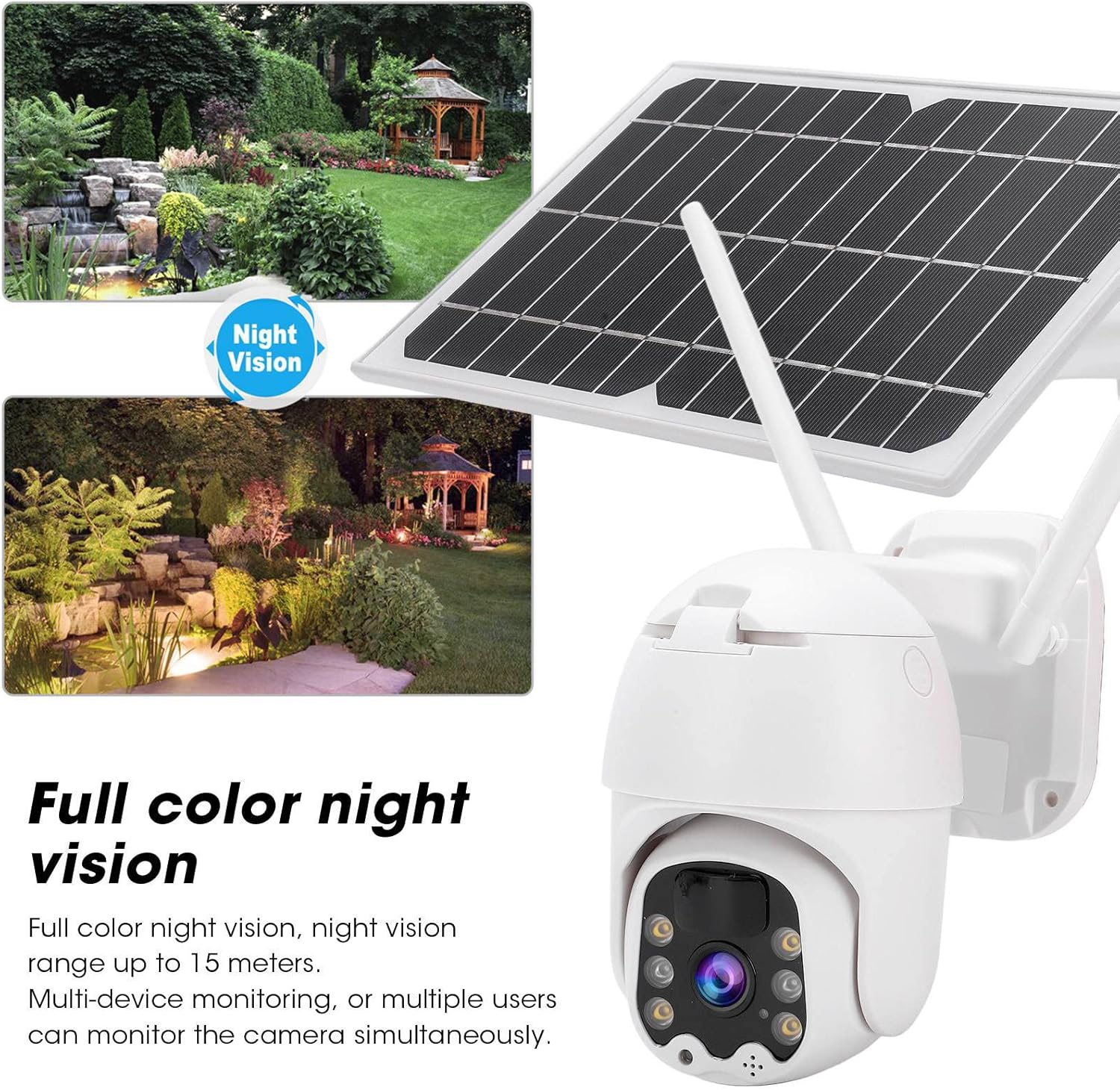 Cámara solar de vigilancia 4G/WI-FI