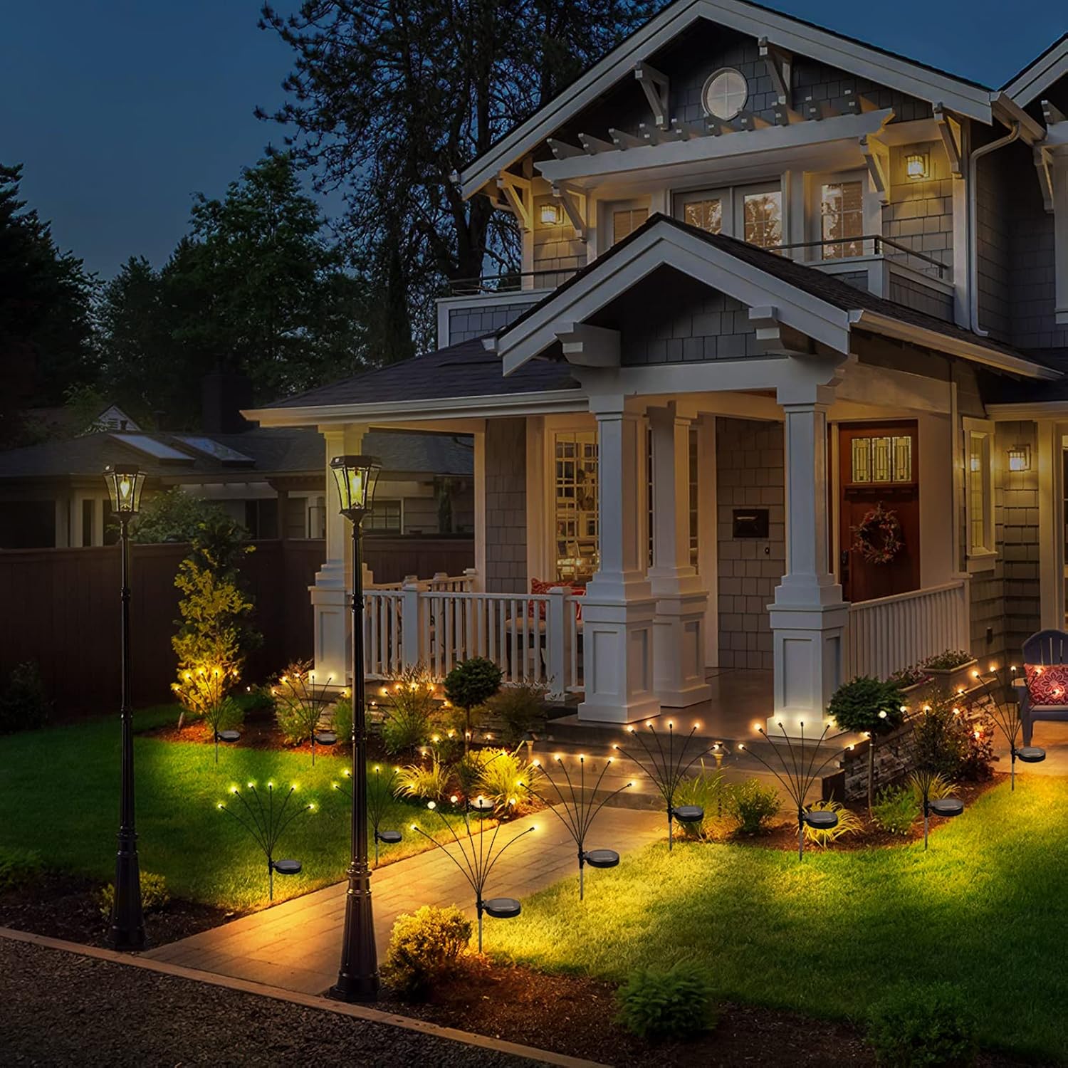 Luces solares de jardín