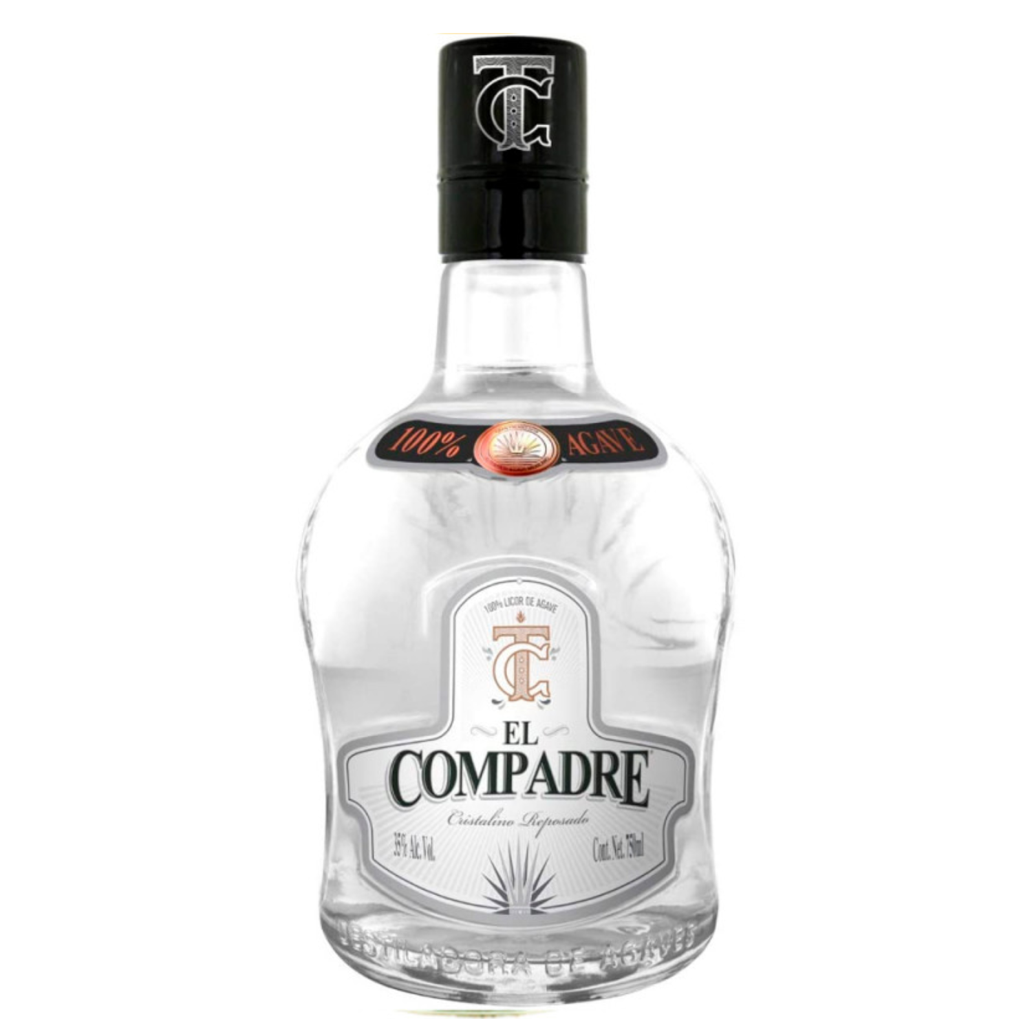 Tequila El Compadre Cristalino Reposado 750ML