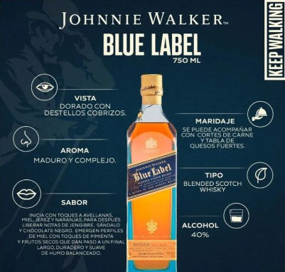 Whisky Blue Label 750 ml