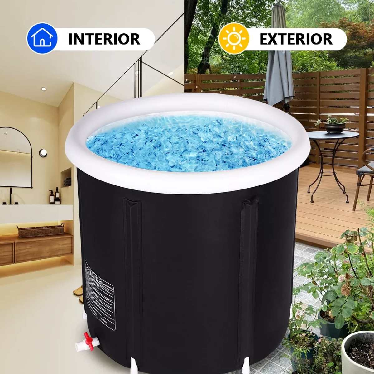 Tina Portátil De Baño De Hielo Bañera