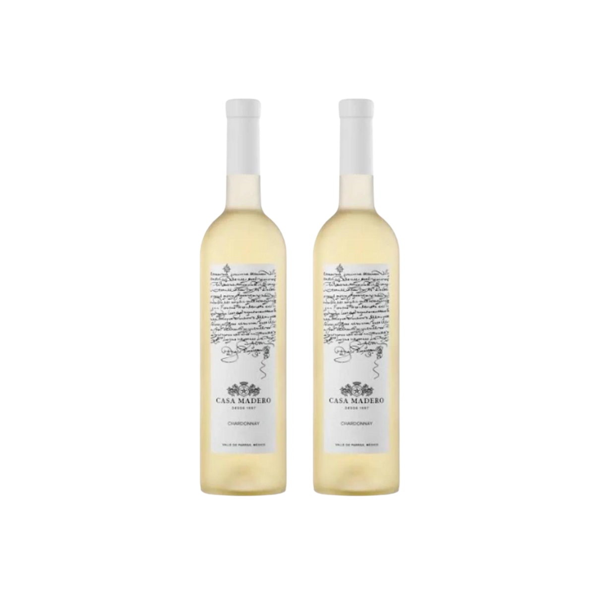 Paquete de 2 Vino Blanco Casa Madero Chardonnay 750ML