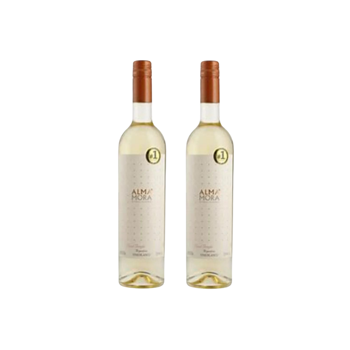 Paquete de 2 Vino Blanco Alma Mora Pinot Grigio 750ML