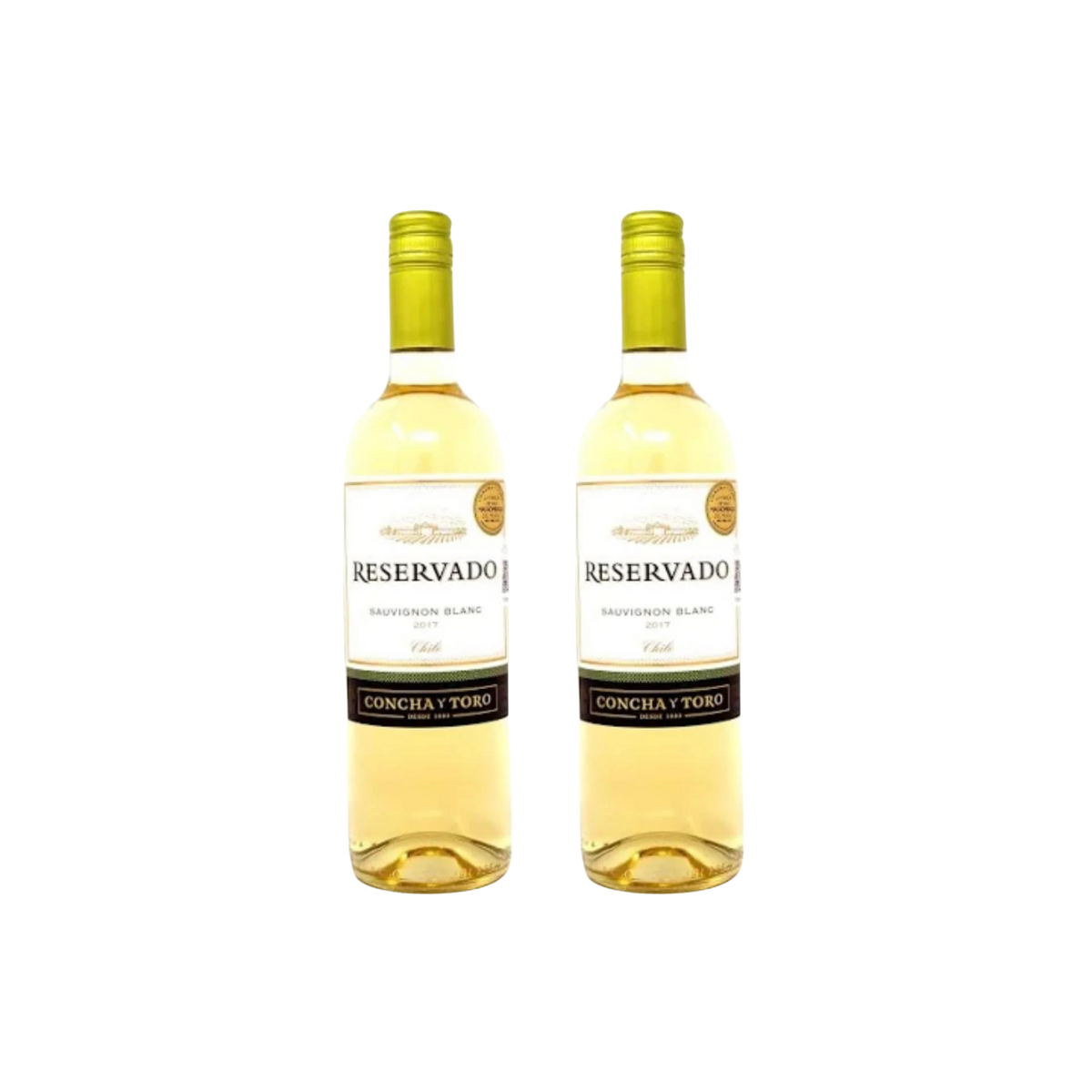Paquete de 2 Vino Blanco Concha Y Toro Sauvignon Blanc 750 ml