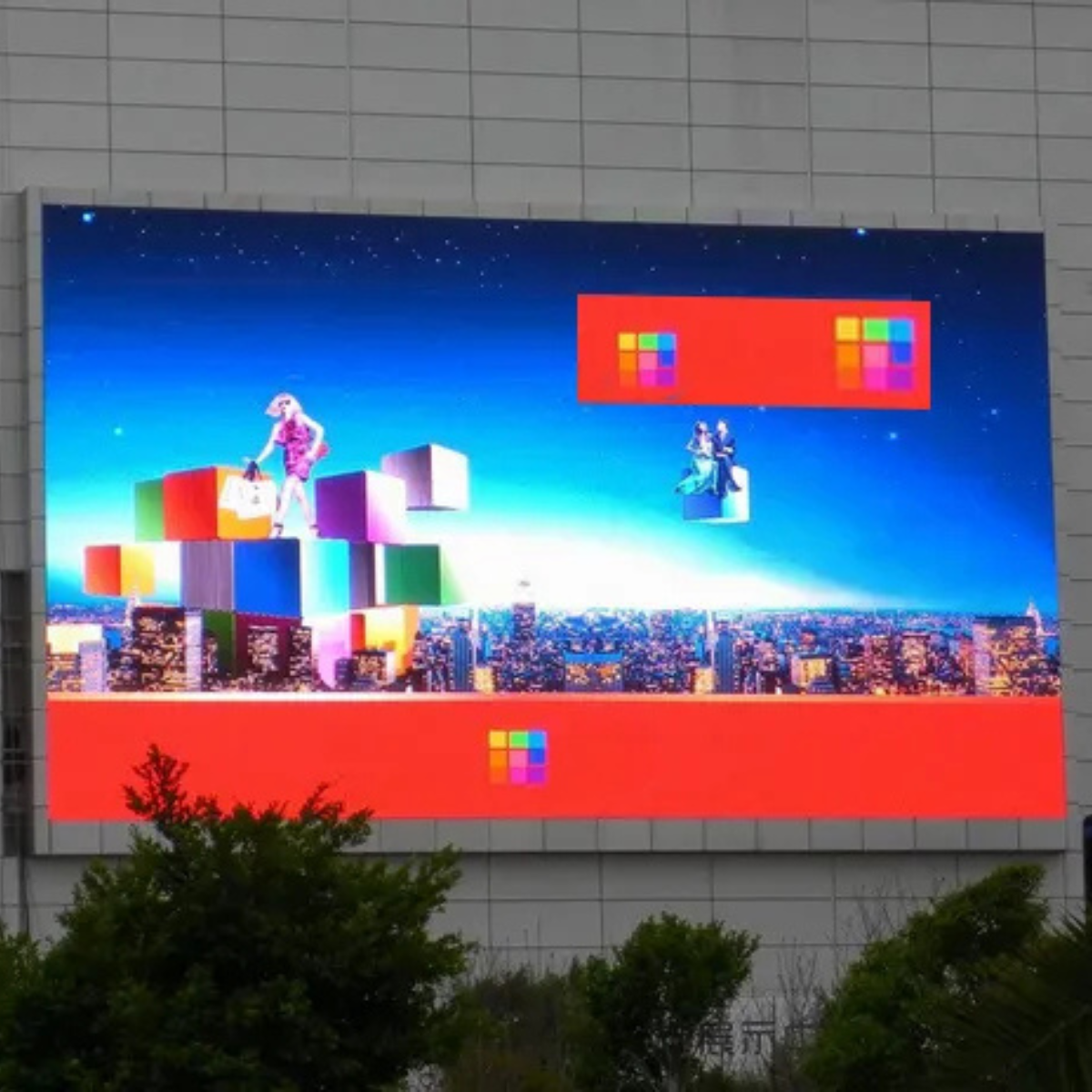 Pantalla de paneles 5m X 3m