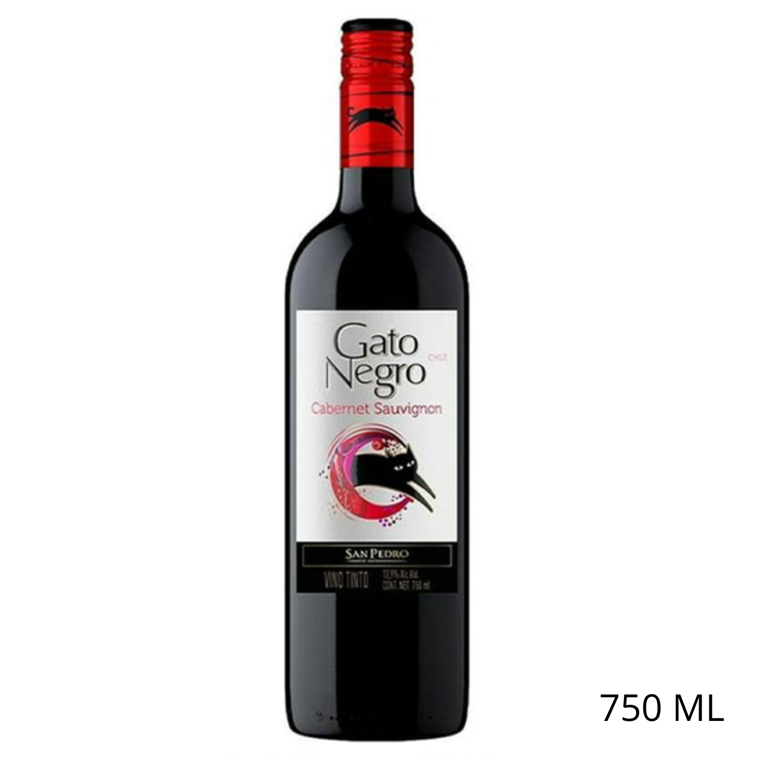 Vino Tinto Gato Negro Cabernet Sauvignon 750 ml