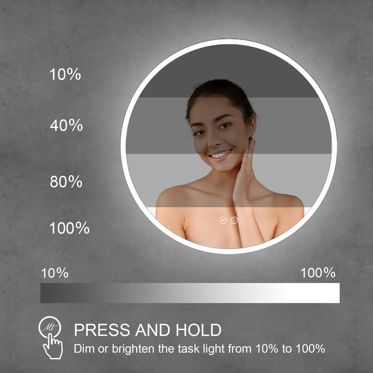 Espejo Redondo LED de Alta Calidad