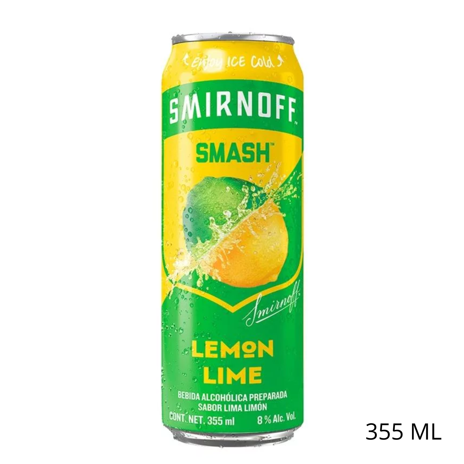 Smirnoff Smash Lemon Lime Lata 355 ml