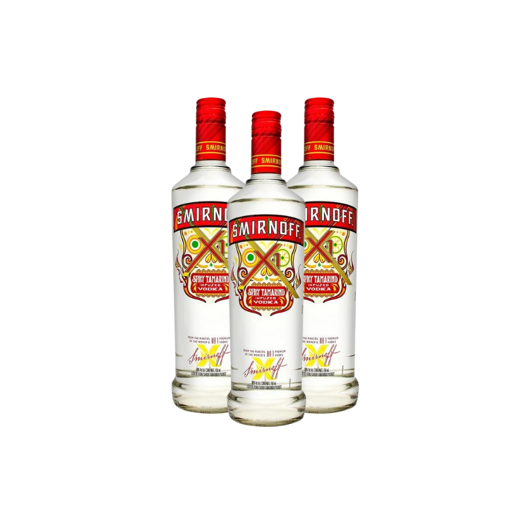 3X2 Vodka Smirnoff Tamarindo 750 ml