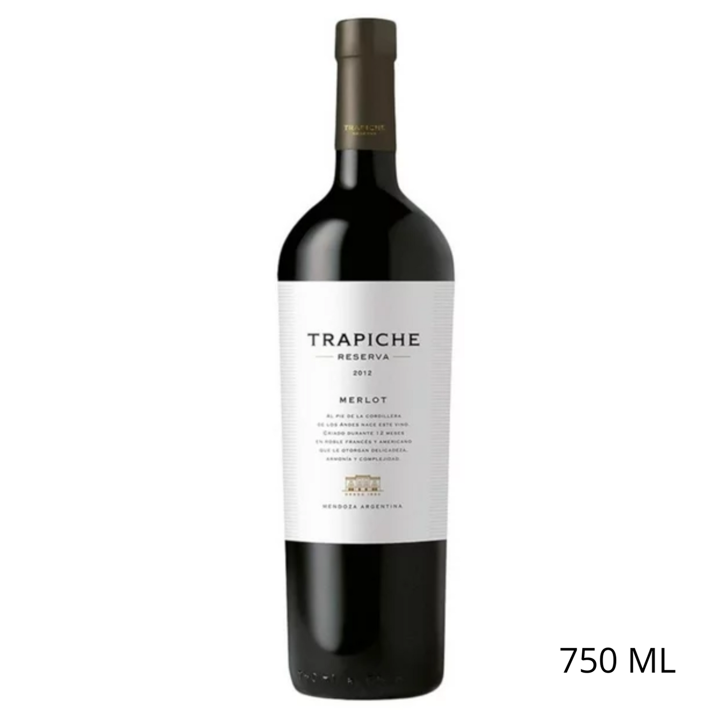 Vino Tinto Trapiche Reserva Merlot 750 ml