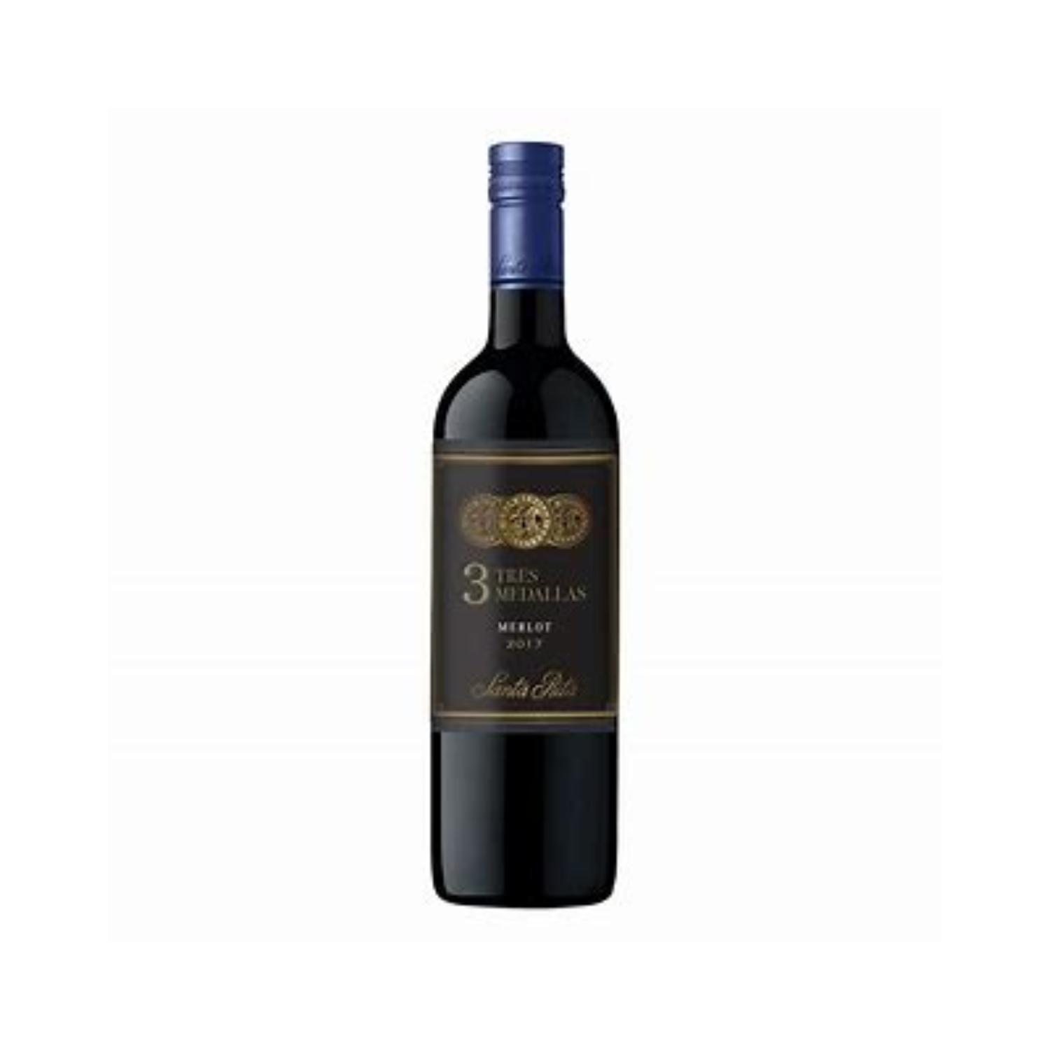 Vino Tinto 3 Tres Medallas Merlot 750ML