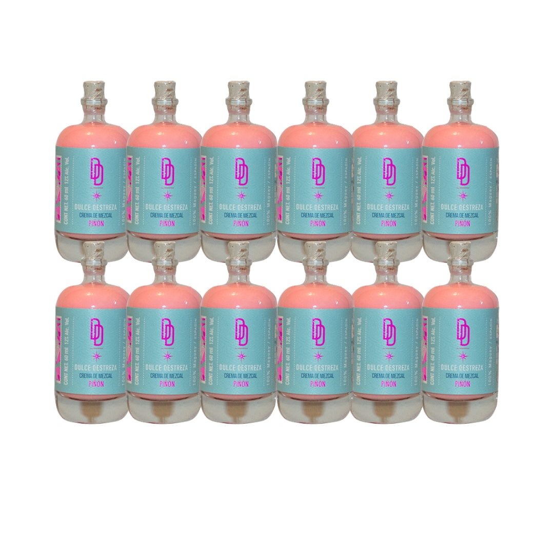Pack de 12pz Mezcal Destreza Piñon 60ml