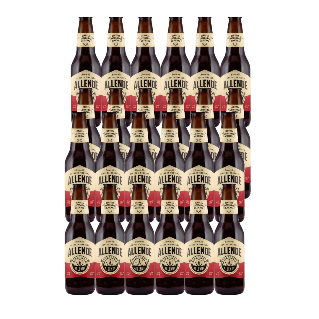 24 pack cerveza brown ale artesanal