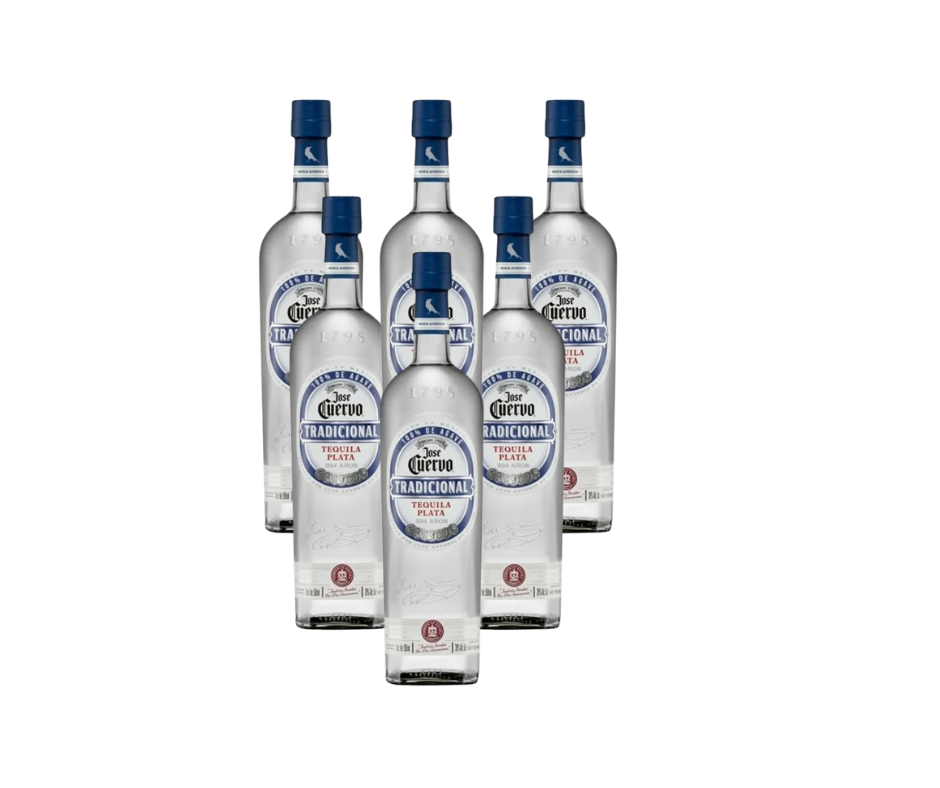 PAQUETE 6 TEQUILA JOSE CUERVO TRADICIONAL 695ML