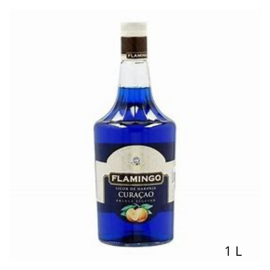 Licor Flamingo Licor Curazao Azul 1L