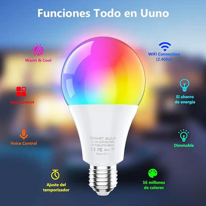 Foco inteligente wi-fi
