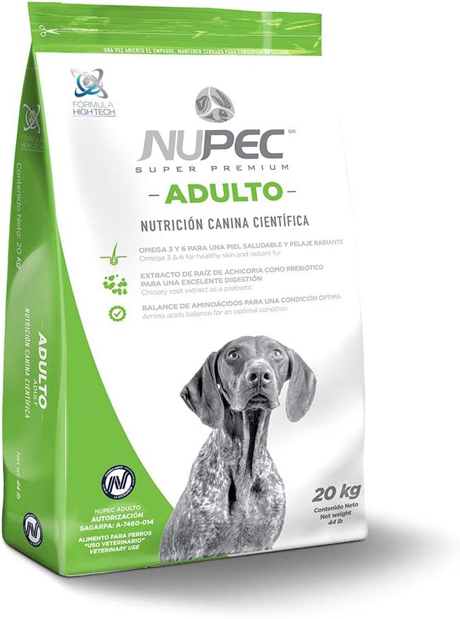 Nupec - Croquetas para Perros, Adulto, Sabor a Carne, 20 kg