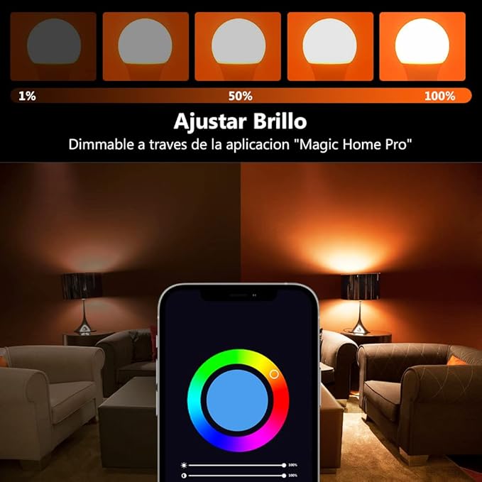 Foco inteligente wi-fi