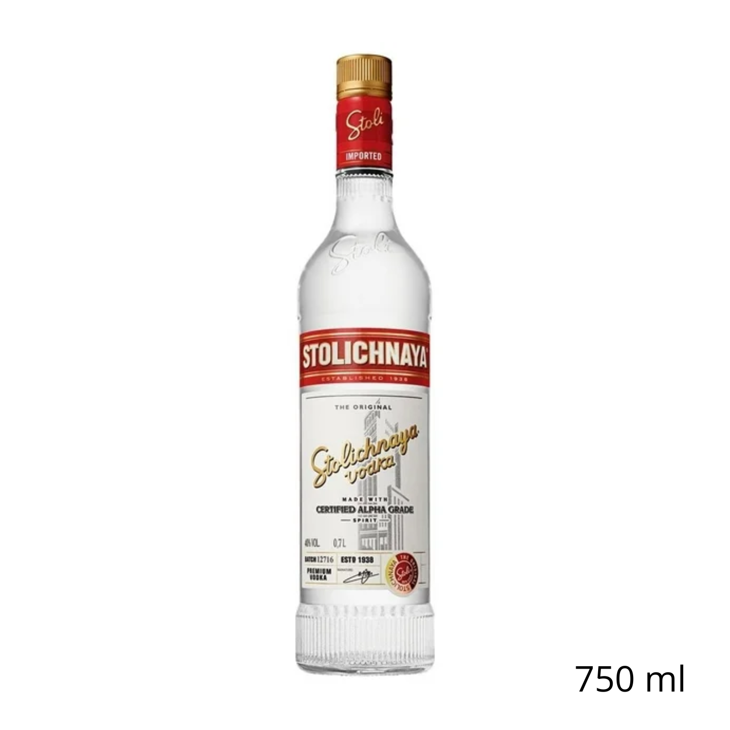 Vodka Stolichnaya 750 ml