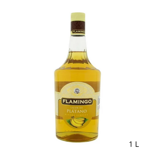 Licor Flamingo De Platano 1L