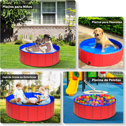 Alberca plegable multifunción para perros, mascotas y niños