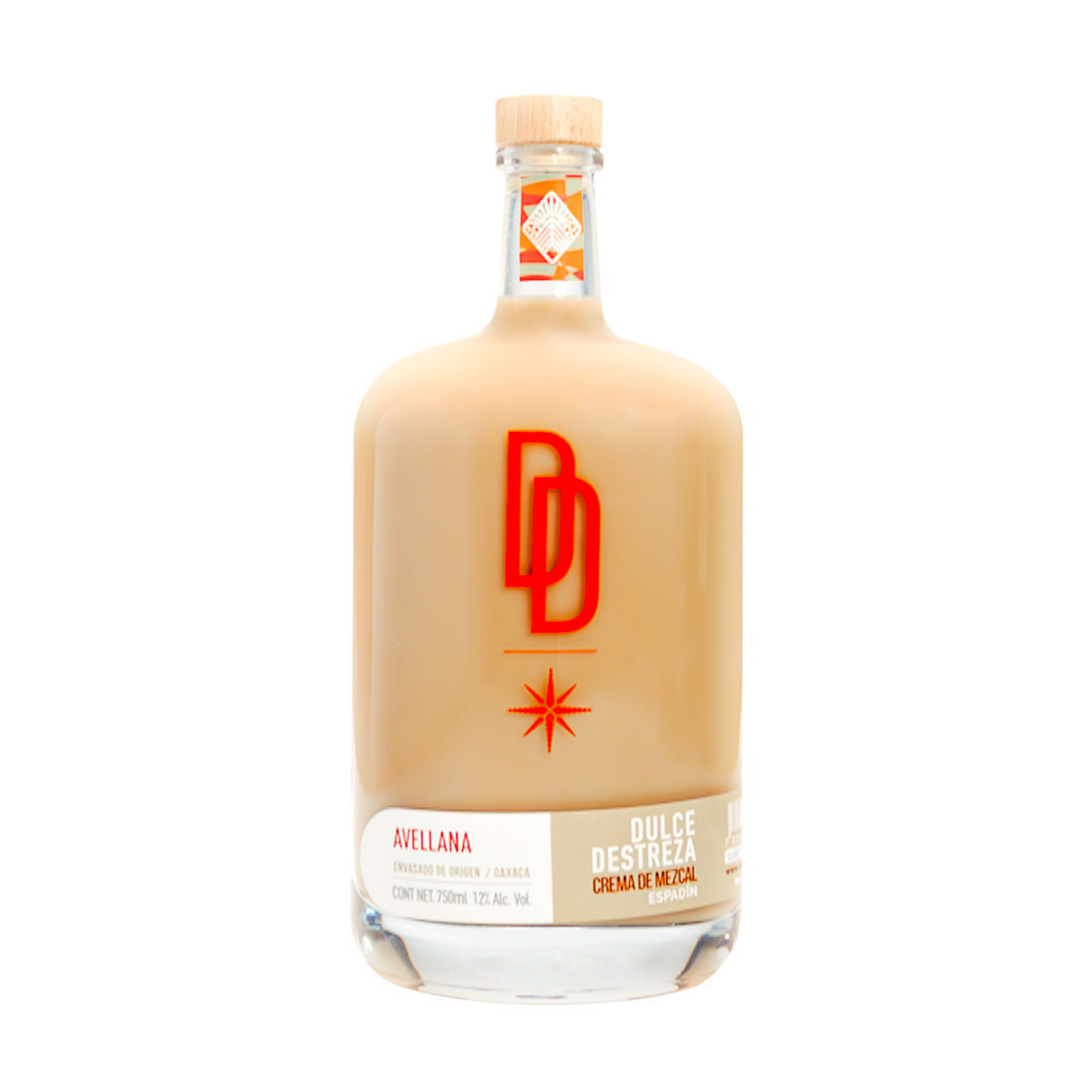 Crema De Mezcal Dulce Destreza Sabor Avellana 750ml