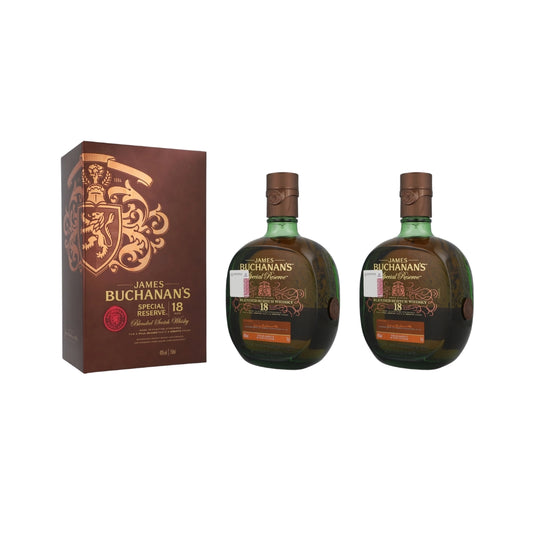 Pack 2 Buchanans 18 750ml