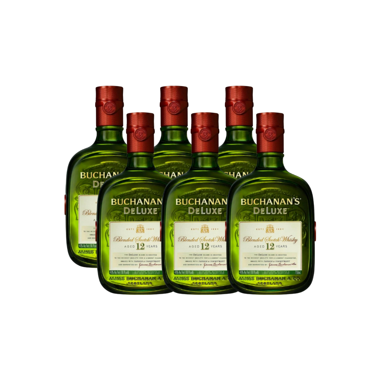 Paquete de 6 Whiskey Buchanans 12 750ML Imp