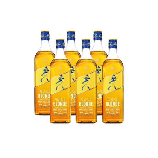 Paquete de 6 Whiskey Johnnie Walker Blonde 700ML
