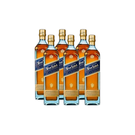 Paquete de 6 Whisky Blue Label 750 ml