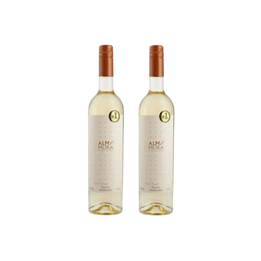 Paquete de 2 Vino Blanco Alma Mora Pinot Grigio 750ML
