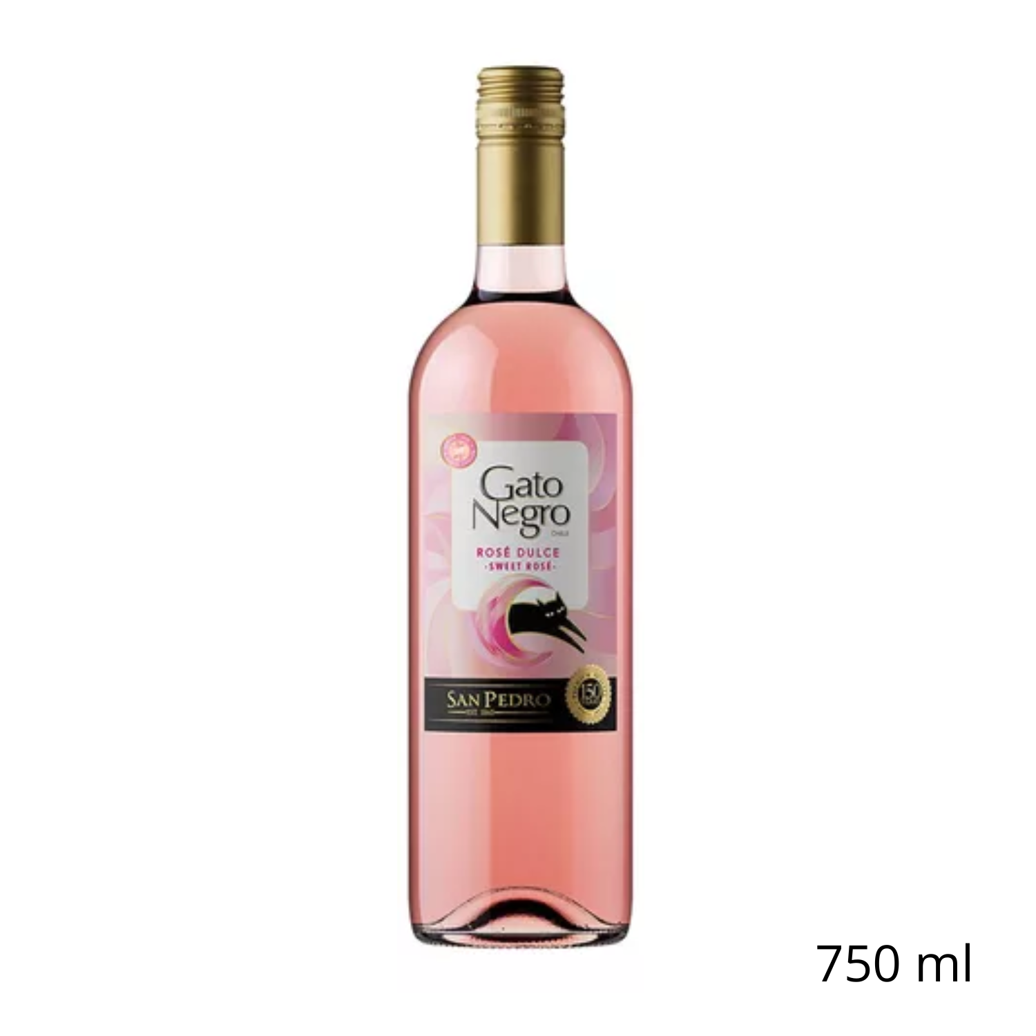 Vino Rosado Gato Negro Dulce Rosado 750 ml