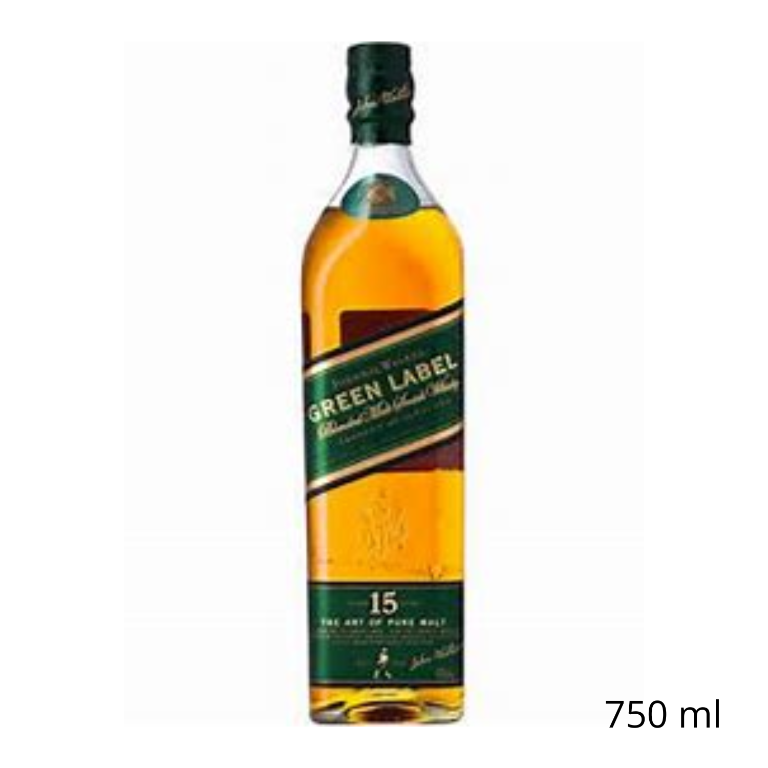 Whiskey Green Label 15 750ML