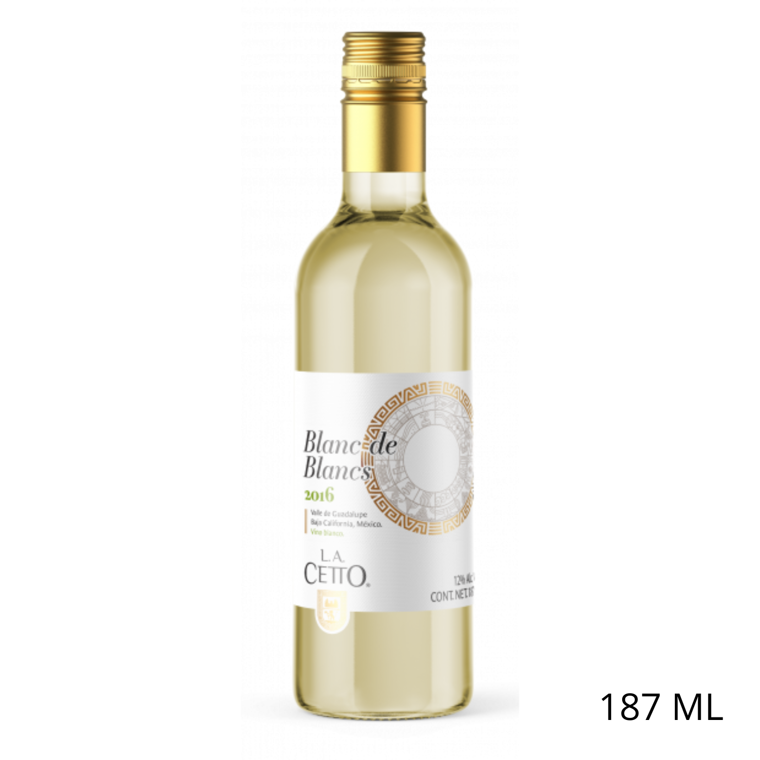 Vino Blanco La Cetto Blanc De Blanc 187 ml