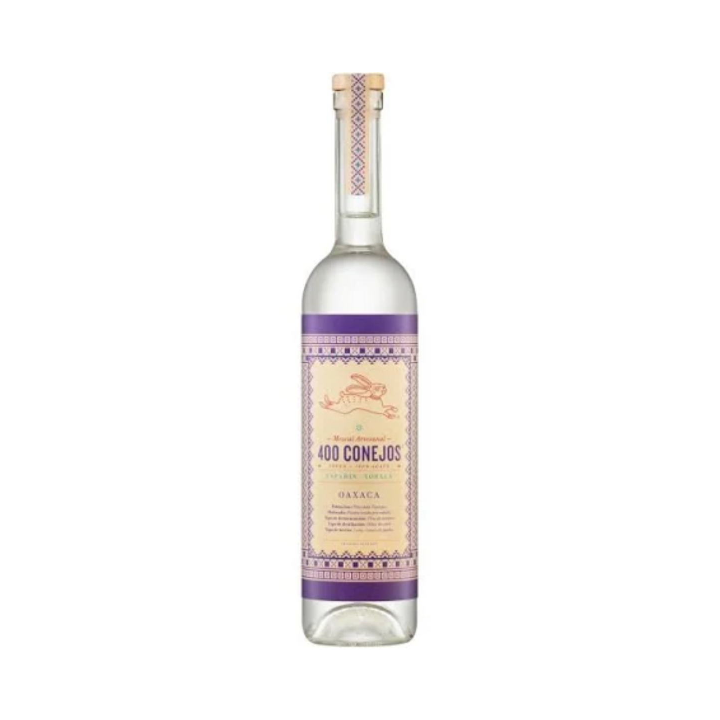 Mezcal 400 Conejos Espadin Tobala 750ML