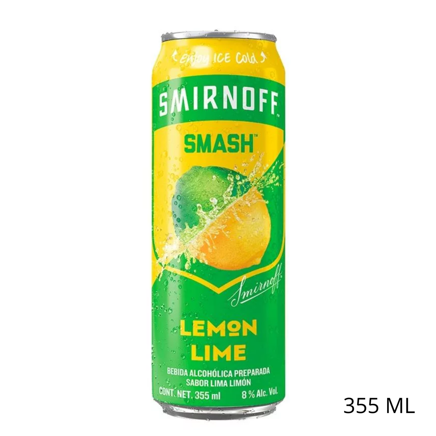 Smirnoff Smash Lemon Lime Lata 355 ml